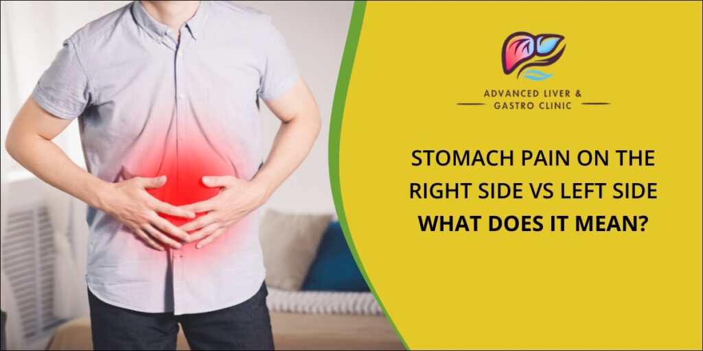 Stomach Pain on the Right Side vs Left Side